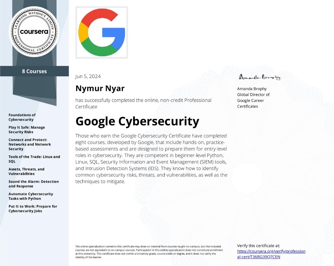 Google Cybersecurity